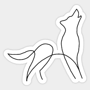 Wolf Sticker